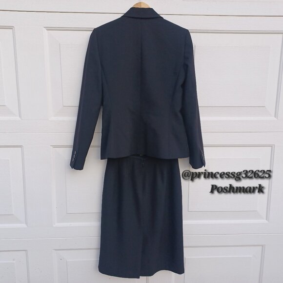 ๐ณ ๐ ๐ง ๐ ๐ฑ ๐จ ASL Two-Button Black Blazer Business Skirt Suit (2 Pcs Set) - Picture 2 of 16